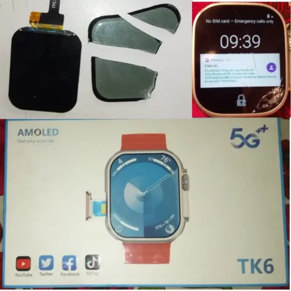 BUY SMART WATCH Tk6 Ultra 5G FULL DISPLAY TOUCH SCREEN